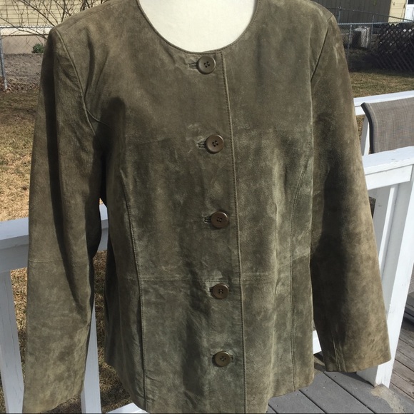 Coldwater Creek Jackets & Blazers - Coldwater Creek Suede Jacket. XL
